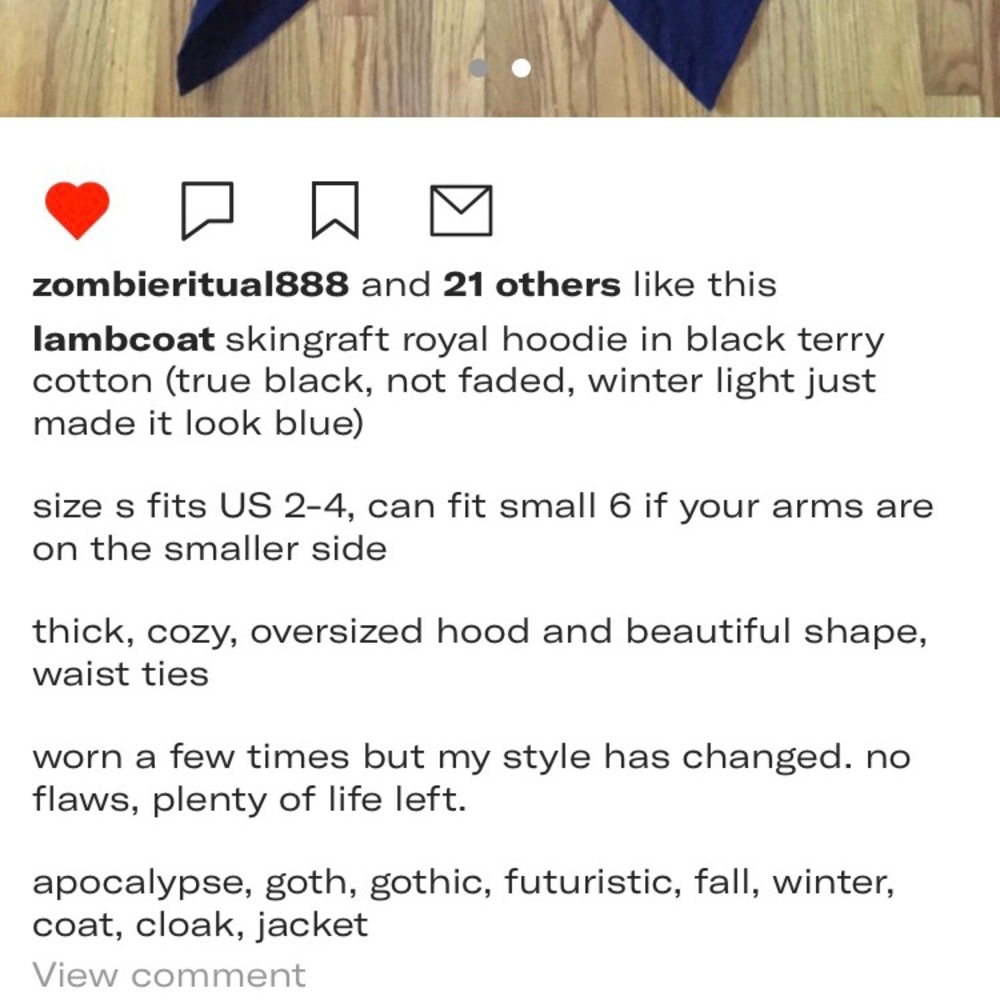 Long line wrap coat - Picture 3 of 3